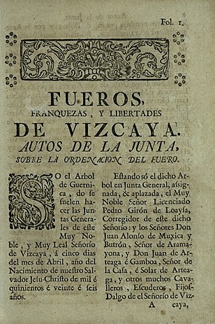 Fuero de Vizcaya