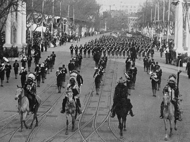 Rode in Teddy Roosevelt's Inaugural Parade