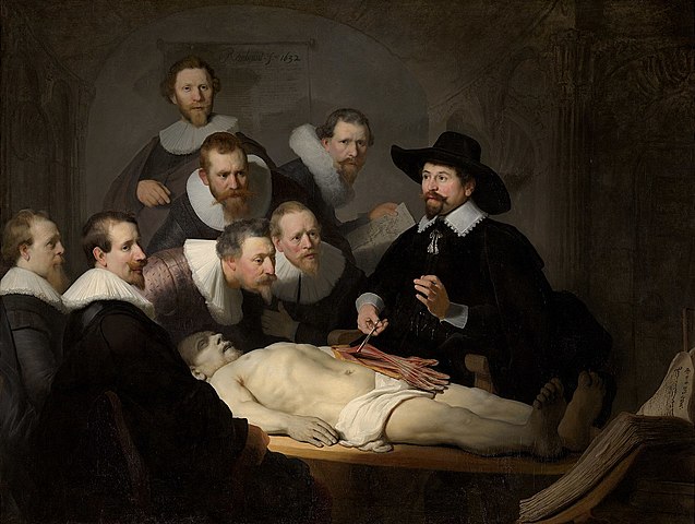Lección de anatomía del Dr. Nicolaes Tulp
