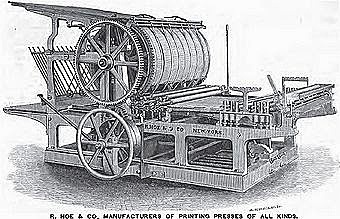 SE INVENTA LA PRIMERA ROTATIVA