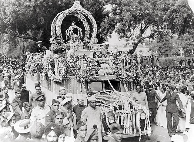 ¡The death of Mahatma Gandhi!