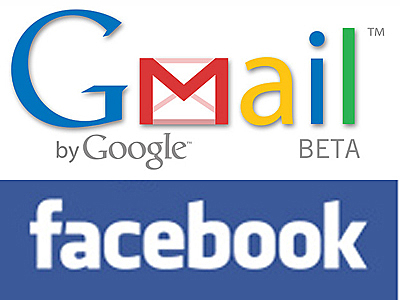 Facebook y Gmail