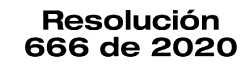 Resolución 666 de 2020