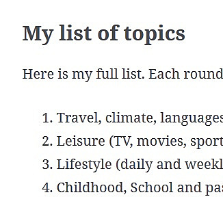 Working on Course rational updates
