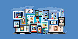 redes sociales globales