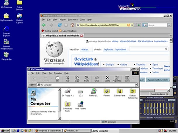 WINDOWS 98 REEMPLAZA A WINDOWS 95