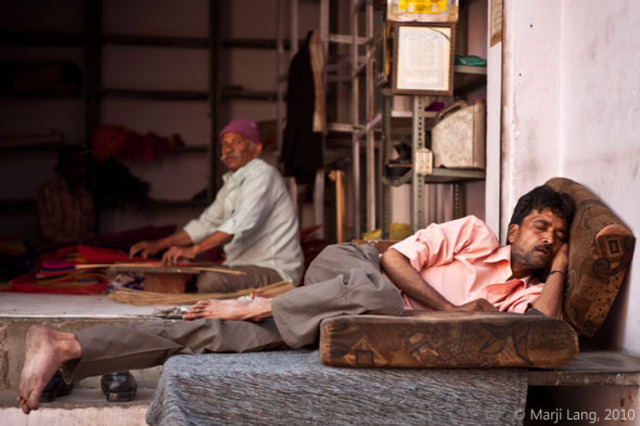 Sampath trying to sleep