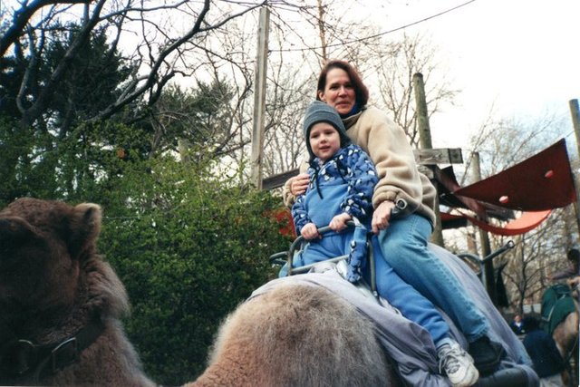 First Time riding a camel