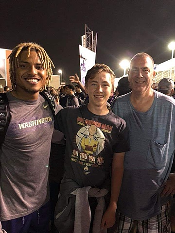 Went to my cousin's a football game