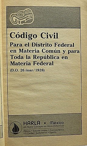 Código Civil en México