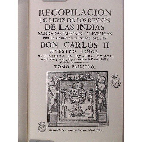 Recopilación de las Leyes de Indias