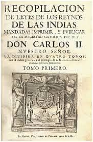 Recopilación de leyes de los reinos de las Indias