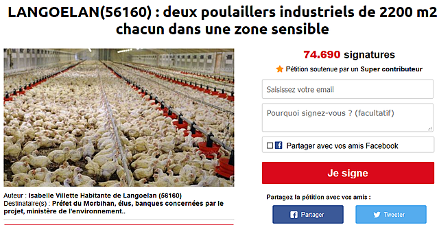 ENVIRONNEMENT - LANGOELAN - OPPOSITION POULAILLER GEANT