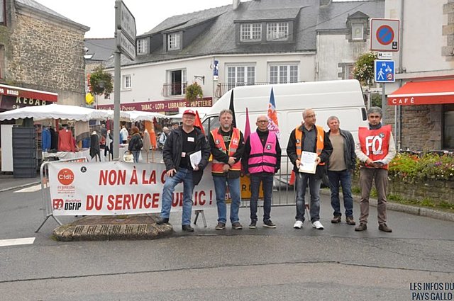 SOCIAL - QUESTEMBERT - MOBILISATION CONTRE RÉFORME DES FINANCES PUBLIQUES