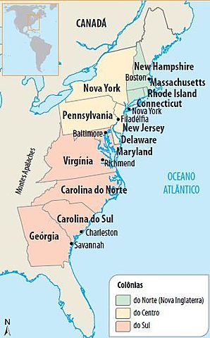 As Treze Colônias 1