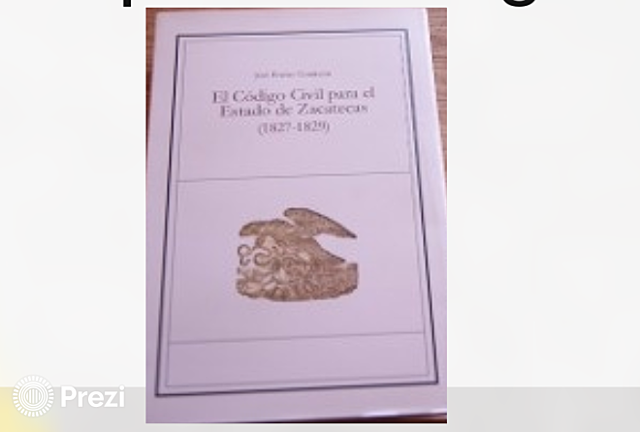 Proyecto del Código Civil del estado de Zacatecas