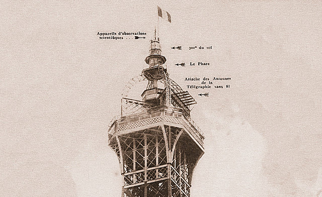 La torre envio telegramas usando ondas electricas hasta america y barcos que estaban haciendo la travesia en un radio de 6.000 Km.