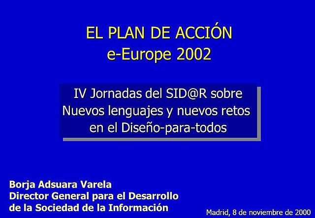 Plan de accion"Europe"