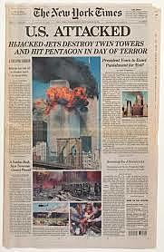 Terrorists hit the Twin Towers and the Pentagon