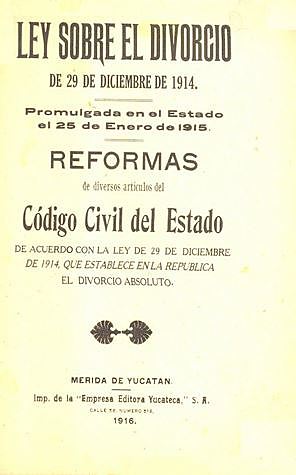 Ley de Divorcio vincular