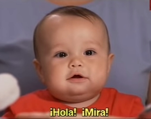 Los bebés reconocen  la cadencia del idioma de sus padres