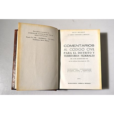 REFORMAS DEL CODIGO CIVIL DEL DISTRITO FEDERAL