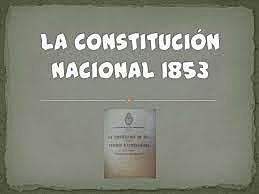 CONSTITUCIÓN 1853