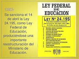 Leyes de educación 1992-1993