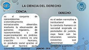 La ciencia del Derecho