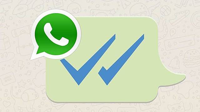 El check azul de WhatsApp