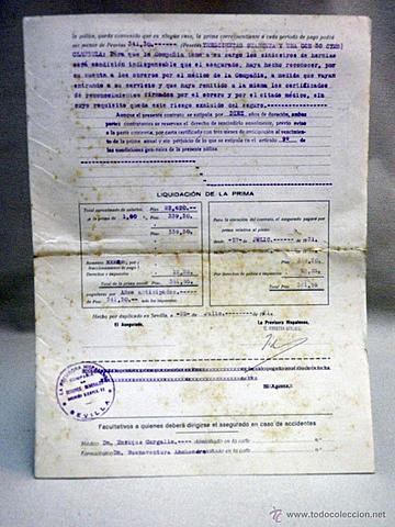 Seguro sobre los accidentes