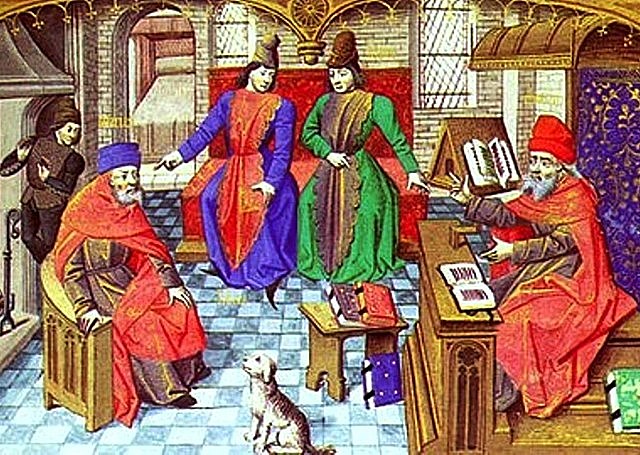 Las guildas, oriundas de Escandinavia y extendidas en Gran Bretaña y los pueblos germanos