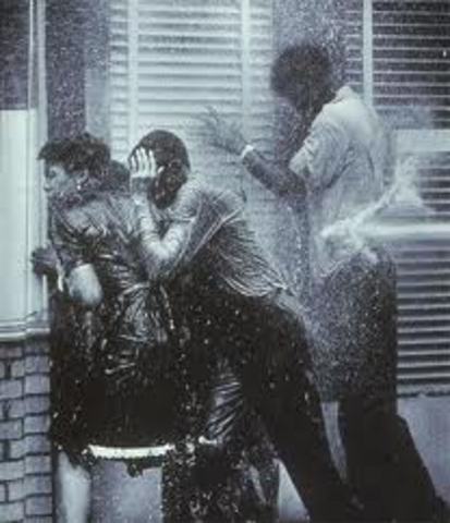 "Bull" uses the hoses