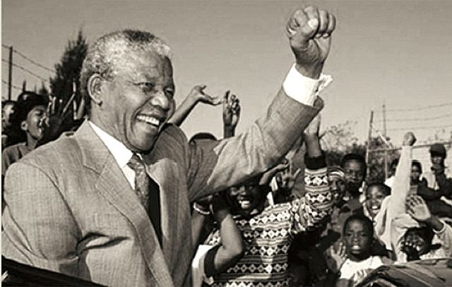 Elección de Nelson Mandela como presidente de Sudáfrica