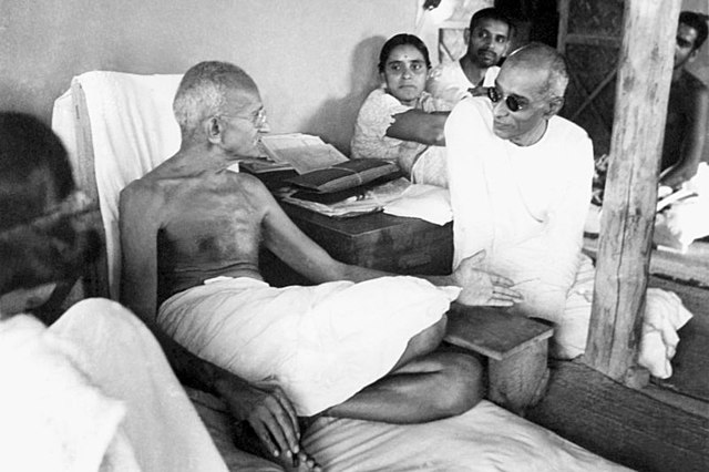 Gandhi announced his decision to fast until death