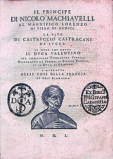 De Principatibus (El liderazgo), Niccolò di Bernardo dei Machiavelli