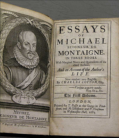 El Ensayo, Michel de Montaigne
