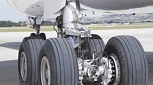 tren de aterrizaje de manera hidráulica