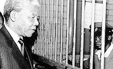 Nelson mandela was a South Africa activist and politician, who was convicted to life in prision in 1962 for trying to overthrow the apartheid goverment