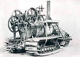1890 - Benjamin Holt invents the steam-powered tractor