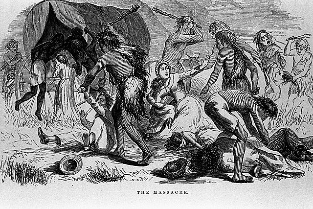 The Native American was Attack