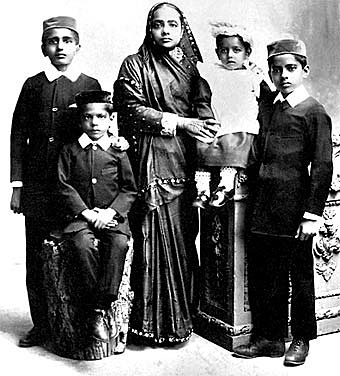 Gandhi's family transfer to South Africa