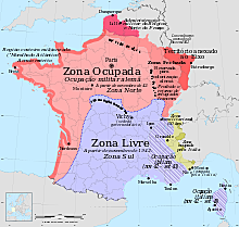 a França de Vichy é ocupada pelos alemães.