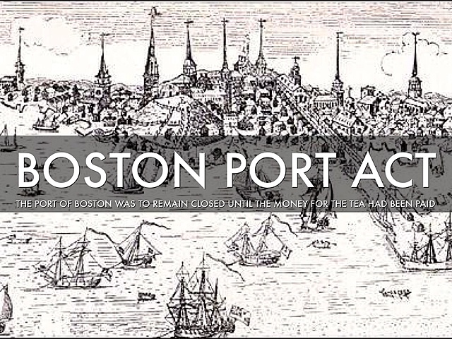 The Boston port act
