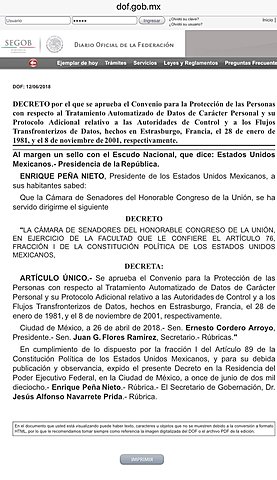 TRATAMIENTO AUTOMATIZADO DE DATOS DE CARÁCTER PERSONAL