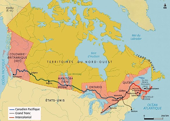 La Colombie-Britannique devient une province