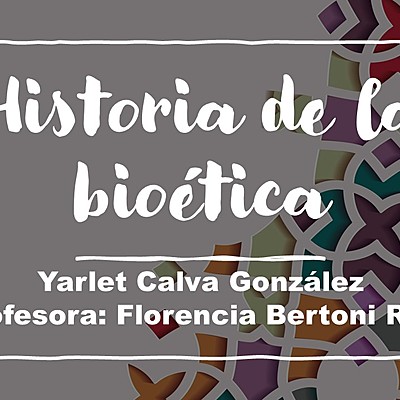 Timeline: Historia de la bioética