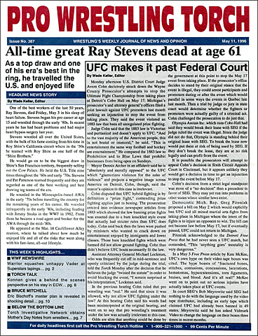 "Is this Legal?", Reforming the UFC