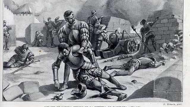 Herida por una bala de cañón