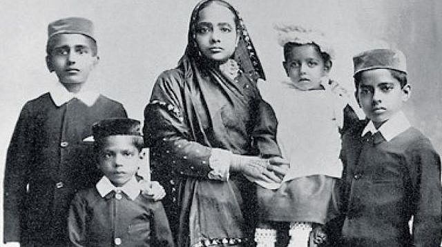 Gandhi returns to India for his wife and children